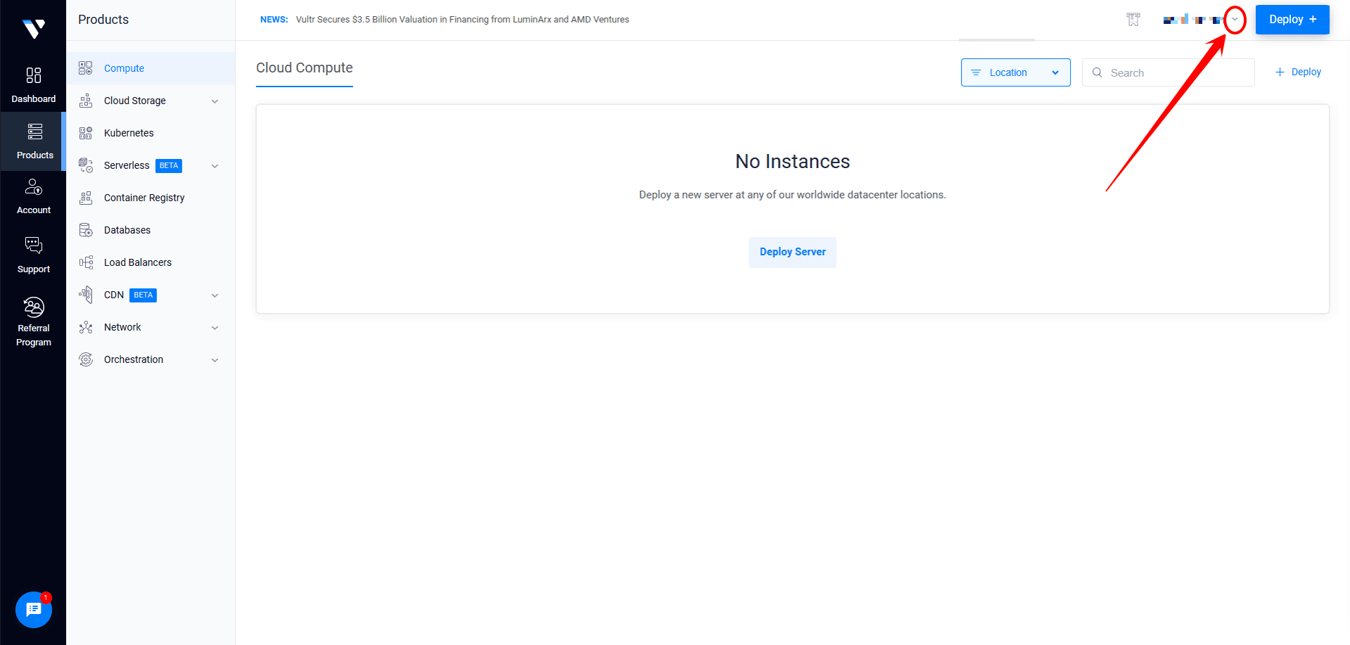 Fig. 05 — CloudStick dashboard with the 3rd party Integrations section highlighted.